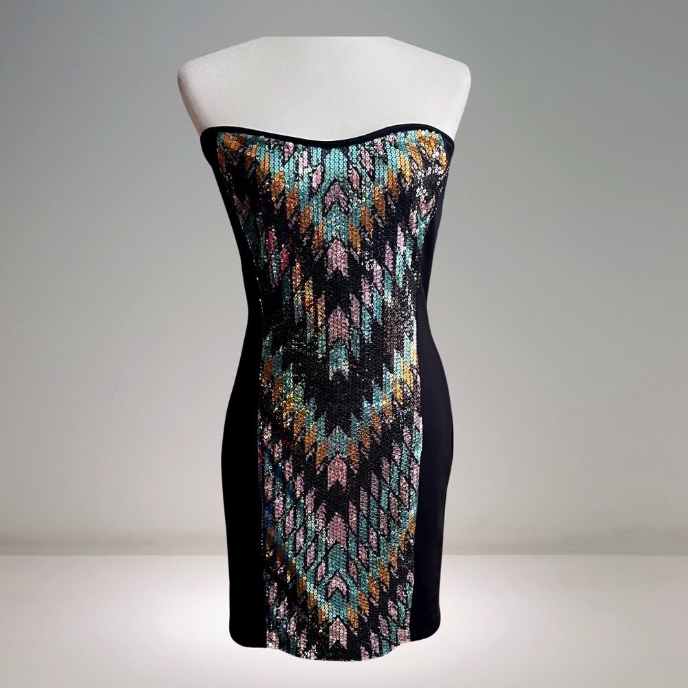NWT Sequin Black Dress